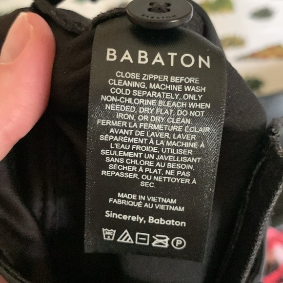 Babaton Command Crop Faux Leather Pants Black Suze 0 - Picture 9 of 9